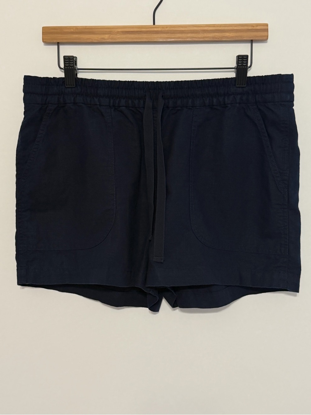 J. Crew Women's Linen Blend Seaside Short Navy Size Medium